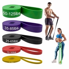 Heavy Duty Resistance Bands Set 5 Loop for Gym Exercise Pull up Fitness Workout picture