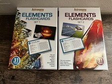 Two Astronomy Elements Cards Sets picture
