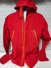 Marmot GORE-TEX Men's Hooded Waterproof Jacket Size L Red Full Zip Logo picture