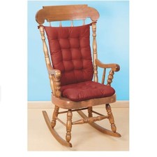 Rocking Chair Cushion Set 100% Polyester Spot Clean -  picture