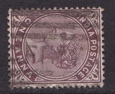 India Stamps 1882-1890 Field Force No.2 Pmk for the Derajat Mountain Battery picture