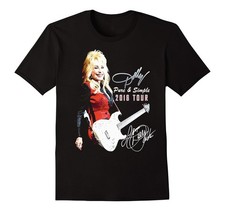 Vtg Dolly Parton 2016 Music Tour Cotton Black Full Size Men Women Shirt CC309 picture