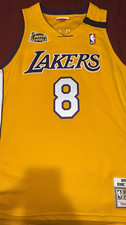 Mitchell & Ness Kobe Bryant #8 Los Angeles Lakers NBA Finals Jersey Size 44 (L) picture