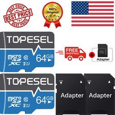 TOPESEL 16G 32G 64G 128G Lot 1-100Pack U1 U3 High Speed Ultra SD Card TF Card picture