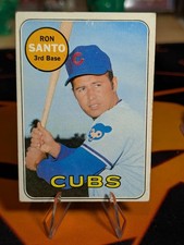 1969 Topps Baseball Semi-High # Ron Santo #570 Chicago Cubs Hall of Fame EX picture