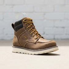 Keen Men's Cincinnati 6 Waterproof Soft Toe Boot Belgian Sandshell picture