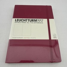 LEUCHTTURM1917 Medium A5 Dotted Hardcover Notebook Berry 249 Pages picture