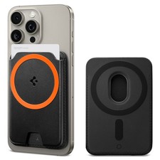 Spigen Magsafe Wallet | Valentinus 5 Card MagFit+ Dual Magnets Holder in Black picture