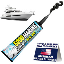 3M 5200 Fast Cure Marine Adhesive Sealant Black 3oz Waterproof picture