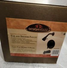 Design House 546028 Saratoga Collection Tub and Shower Faucet, Oil-Rubbed Bronze picture