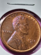 1931-S LINCOLN CENT. MS/ UNC/RB. TONED. picture