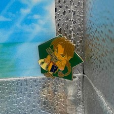 Vintage Capcom Street Fighter Vega Balrog Chibi Enamel Pin Badge Japan 1990s picture