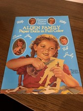 Alden Family Paper Dolls in Full Color (1989, Uncut) picture