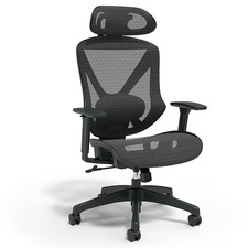 Staples Dexley Ergonomic Mesh Swivel Task Chair, Black (UN56946V-CC) picture