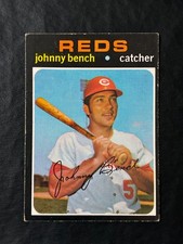 1971 Topps Johnny Bench #250 - No Creases - EX/VG picture