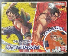 Bandai Namco One Piece Set Sail Deck Kit Learn to Play Factory Sealed 🚚✅ picture