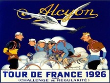 Alcyon Tour de France Vintage Bicycle Racing Poster 1926 17