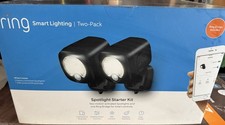 Ring Smart Lighting Spotlight Starter Kit Two-Pack w/ Ring Bridge Included – New picture