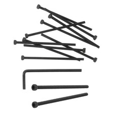 10 Pack M3 x 60mm Hex Socket Head Screws Cap Bolt 12.9 Grade with Wrench Black picture