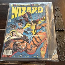 ORIGINAL Vintage Oct 1994 Wizard Magazine #38 Wolverine Sabretooth picture