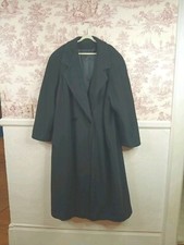 Vintage Saks Fifth Avenue Regency Cashmere Trench Coat Long Double Breasted 2XL picture
