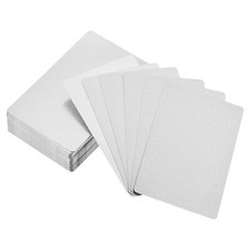 200pcs Sublimation Metal Business Cards Blank Aluminum Name Card Silver picture