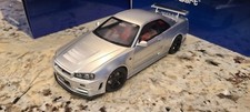 Nissan Skyline GT-R (R34) Z-Tune, Z-Tune Silver in 1:18 scale by AUTOart 77461 picture