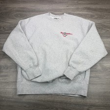 Vintage Bob Clarkes Gym Sweatshirt Men 2X Gray Hockey USA Flyers Lee Cross Grain picture