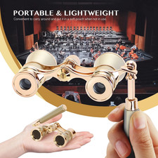 Opera Glasses Binoculars 3X25 Theater Glasses Mini Binocular Compact with Handle picture