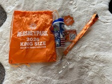 2026 Hershey Park Season Pass Swag Bag, Refillable Cup, Lanyard, Themed Magnet picture
