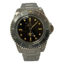Walter Mitt Royal Marine Steel Automatic Black Merced Men's Watch picture
