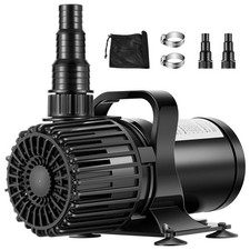 VIVOHOME 100W 1600GPH Submersible Water Pump 180° Adjustable Nozzle for Koi Pond picture