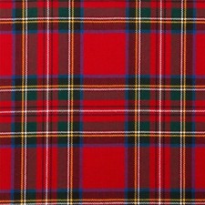 Premium Scottish Highland Royal Stewart Tartan 10 Yards 16oz Wool Acrylic picture