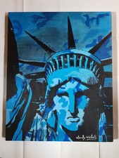ANDY WARHOL OIL ON CANVAS PAINTING picture