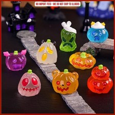 8pcs Luminous Halloween Micro Landscape Miniature Figurine Resin Craft Mini Fair picture