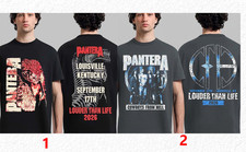 Pantera Louder Than Life 2026 Concert T-Shirt Reprint picture
