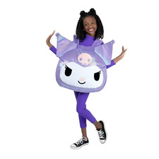 NWT Jazwares Hello Kitty and Friends Kuromi Official Plush Kids Costume One Size picture
