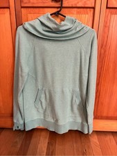 L.L. Bean Women's Cowl Neck Sweater - Seafoam Green picture