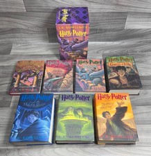 HARRY POTTER COMPLETE HARDCOVER FIRST EDITION BOOK SET 1-7  (J.K. ROWLING) picture