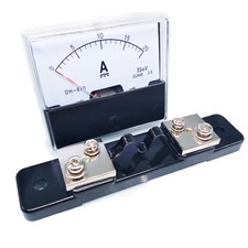 US Stock Analog Panel AMP Current Ammeter Meter Gauge DH-670 0-20A DC & Shunt picture