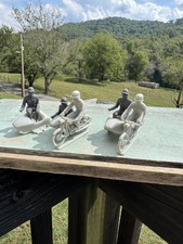 Vintage Marx Desert Fox German Motorcycles Sidecars Riders 8pc Lot 54mm picture