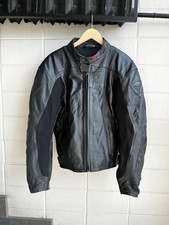 Dainese Black Racing Leather Jacket Size 54  picture