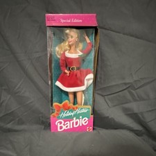 Mattel Barbie Holiday Hostess Doll #10280 Green Eyes, 1992 Vintage picture