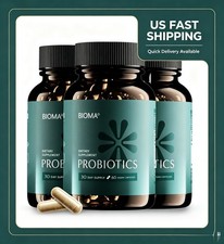 3 Pack BIOMA Probiotics 60 Capsules Digestive Health Gut Support Men Women US picture