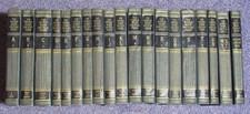 1942 World Book Encyclopedia Set Complete 1-19 Volumes / Vintage picture