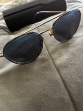 robert marc sunglasses w/ Blue Lenses , Gold Frame picture