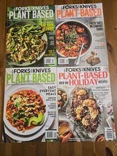 FORKS OVER KNIVES Magazine - lot of four- 3 from 2023, 1 from 2024 picture