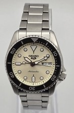 Seiko 5 Sports SBSA227 38mm Cream Dial Automatic JDM Box Card Excellent picture