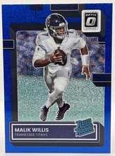 2022 Panini Donruss Optic Malik Willis Rated Rookie #203 Blue Glitter (RC) picture