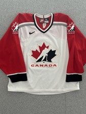 Vintage Team Canada Nike Team Hockey Jersey 1998 Nagano Olympics White Men’s XL picture